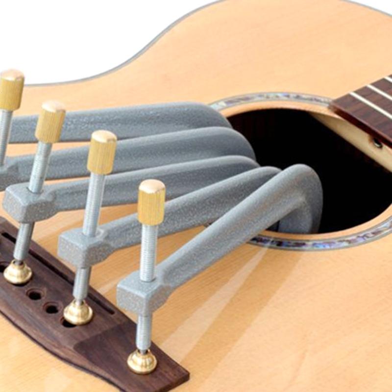 Aluminum Alloy Violin Bracing Clamp Sound Beam Crack Bonding Repair Clamp Violin Guitar Bass Bar Clamps Luthier Tools