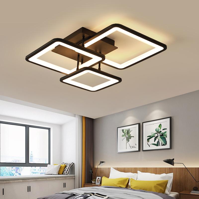 Modern LED Ceiling Lamp Nordic Modest Chandelier Living Study Room Bedroom Dining Room Indoor Home Decor Lustre Light Fixtures