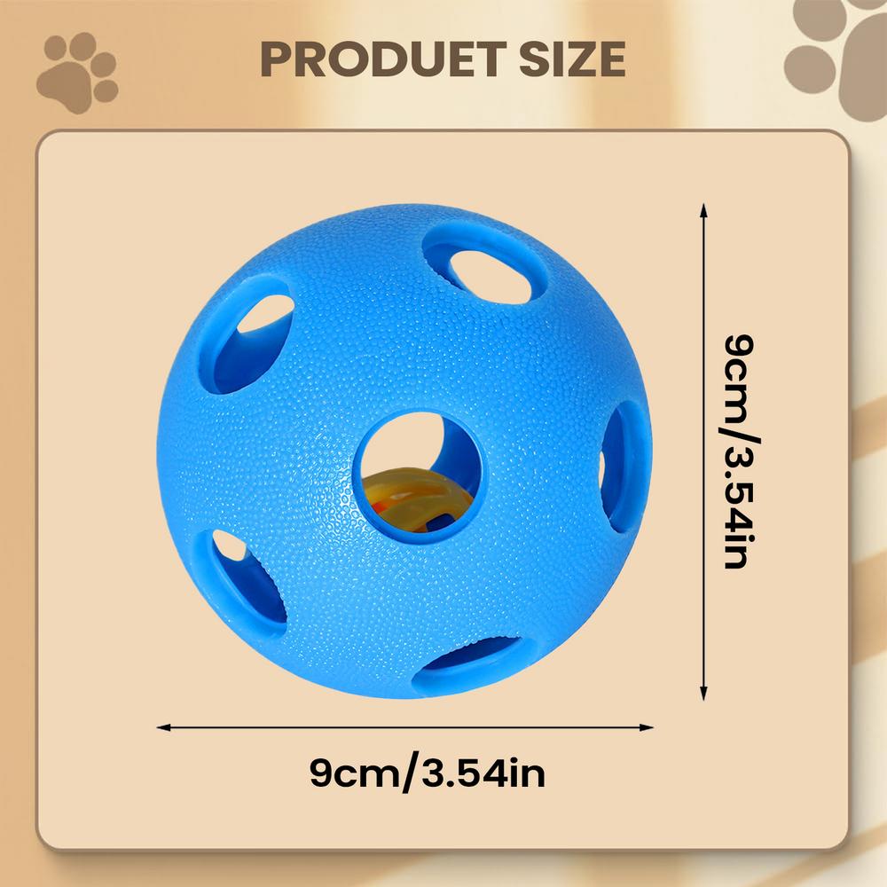 

Interactive dog snack dispenser toy Pet Interactive ball for slow feeders Stimulating Play Mental Stimulation and training синій