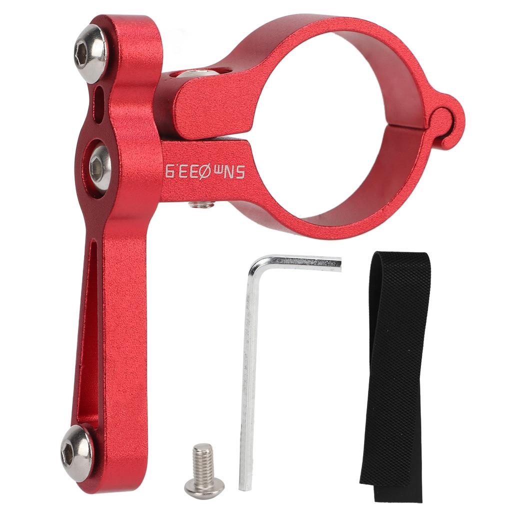 Bicycle Water Cup Holder Base 33.9mm Aluminum Alloy Bottle Cage Mountain Bike Adjustable Conversion BaseRed