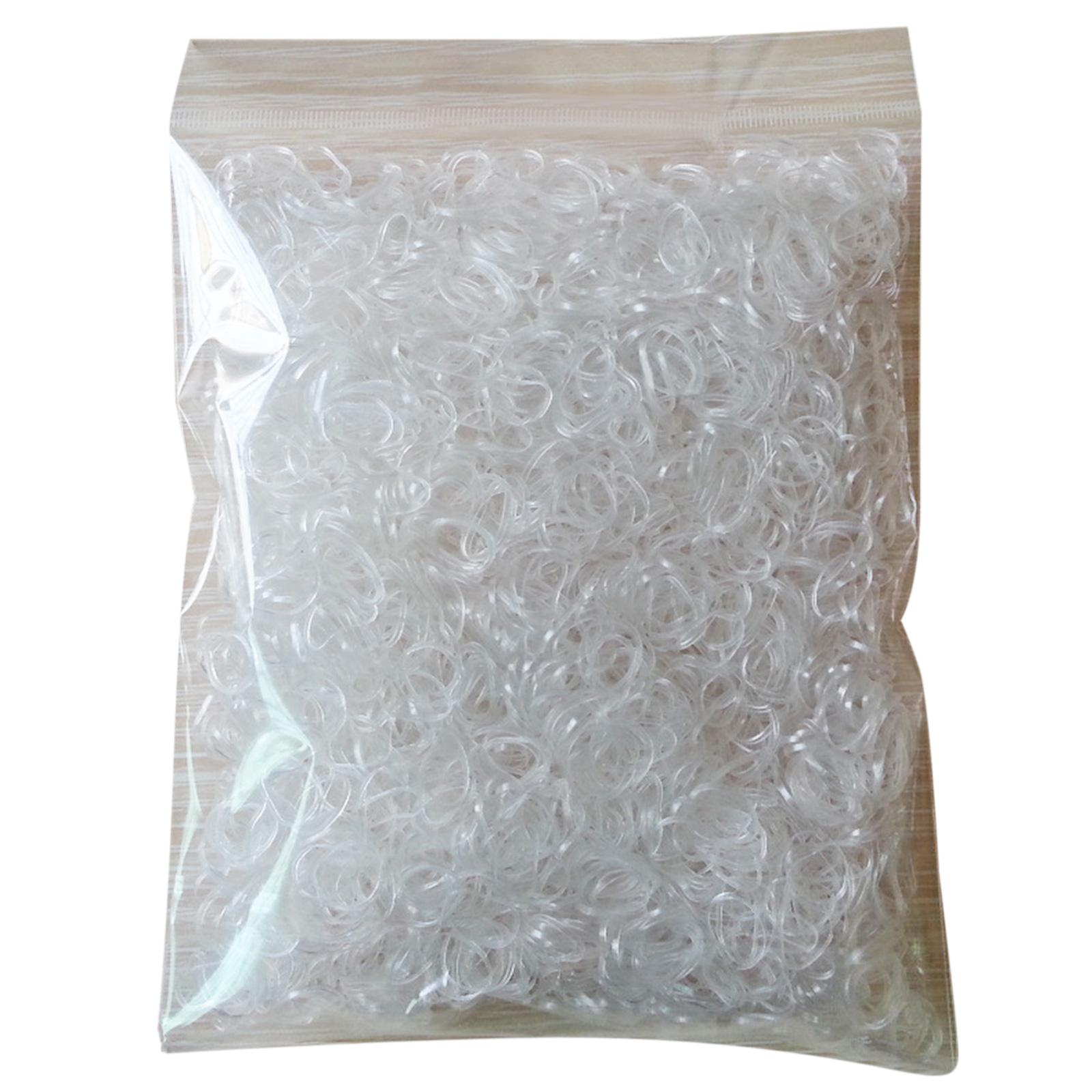 

Эластичные резинки для волос, одноразовые резинки, растягивающиеся прозрачные веревки для волос, мини-резинки для волос, держатели для хвостиков 1