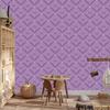 Geometric rhombus wallpaper purple, soft shapes 50x1000