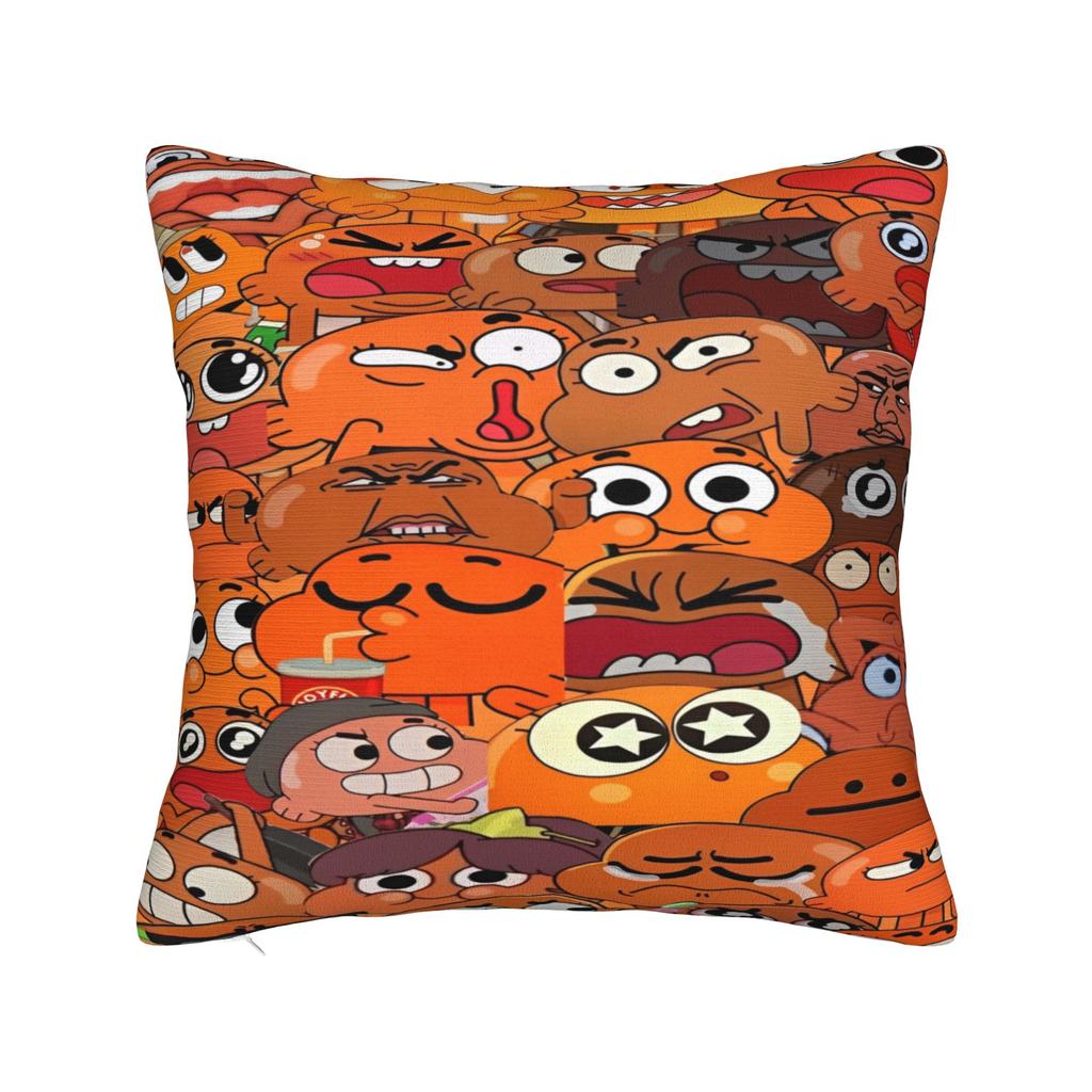 The Amazing World Of Gumballs Printed Pillowcase Cushion Cover  Throw Pillow Cover New Style Bed Decoration Zippered Multi Size
