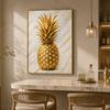 Nordic Luxury Marble Wall Art Gold Pineapple Canvas Painting Poster Print Bedroom Living Room Decor