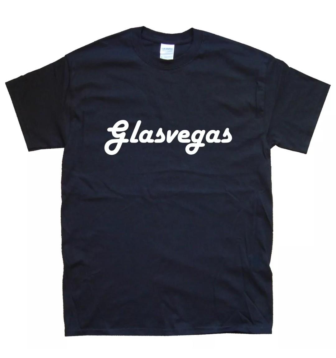 GLASVEGAS New Graphic T-SHIRT sizes colours Black, White XXXXL