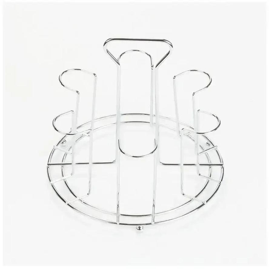 1 Pcs Kitchen Storage Metal Plated Cup Storage Rack Fast Drain Glass Ceramic Cup Rack