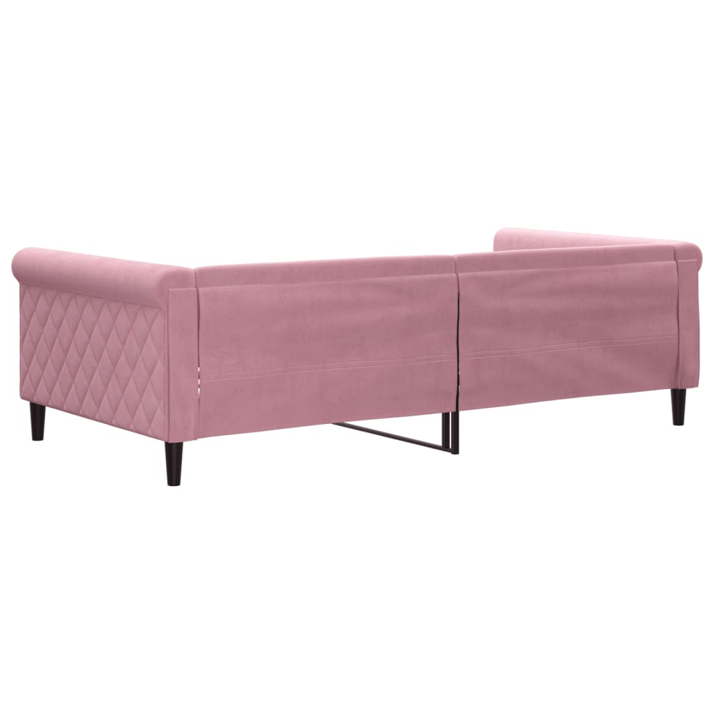 Daybed Pink 100x200 cm Velvet