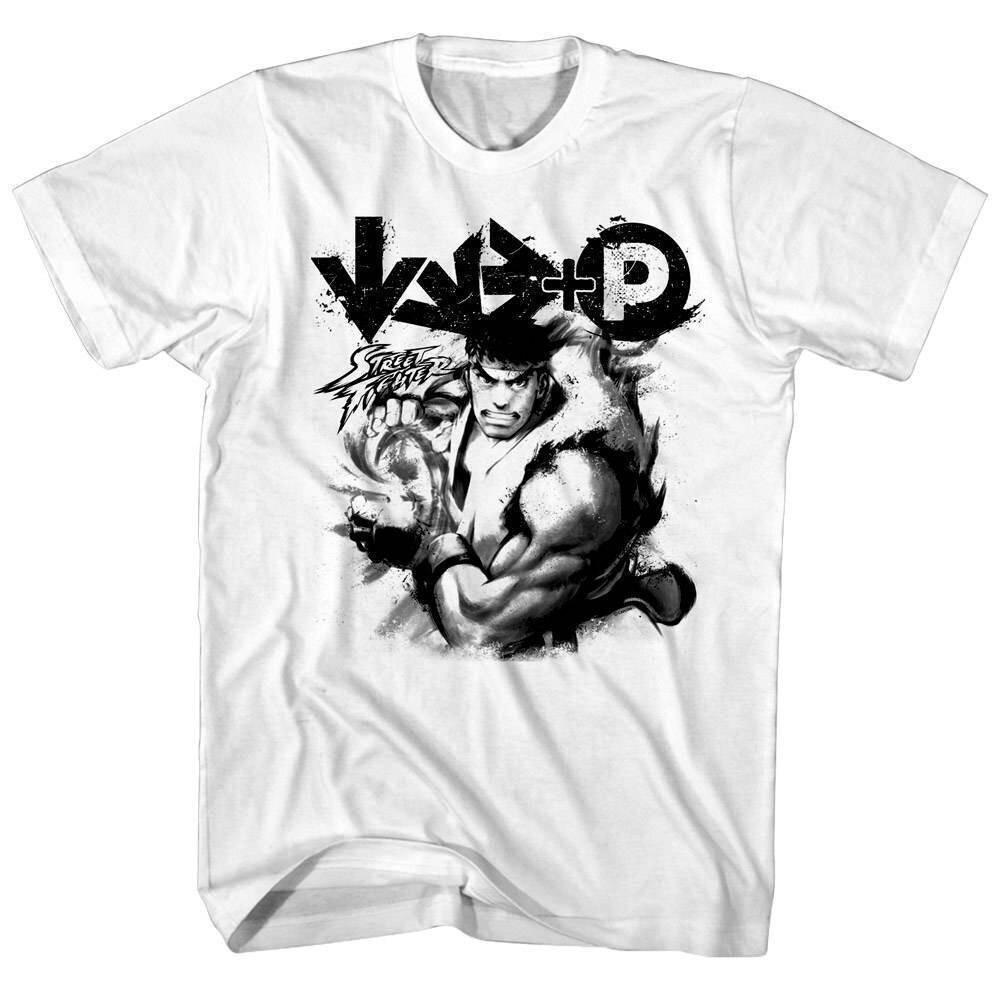 Street Fighter Ryu Fireball Combo Men T Shirt S