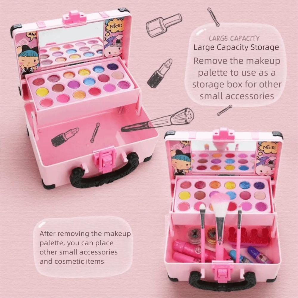 Eye Shadow Kids Makeup Kit Lipstick Princess Makeup Toy Children Cosmetic Beauty Set for Girls