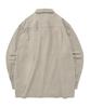 COVERNAT Pocket Dyed Shirt Light Gray