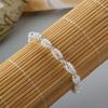 Bracelet Elegant Anti-rust Women Silver Plated Hollow Ball Bangle Chain for Travel