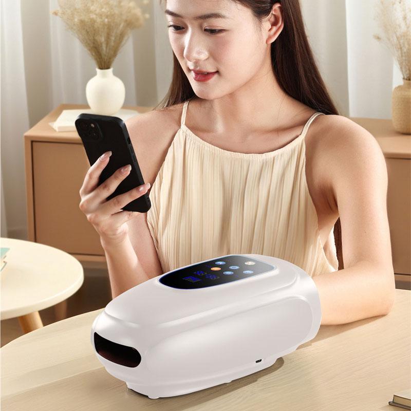 USB Dobíjecí Masážní přístroj na ruce Meridiánový Akupunkturní Masážní přístroj Elektrický Vzduchový Polštářek Hřející Ohřívač Rukou Uvolňuje Únavu Rukou