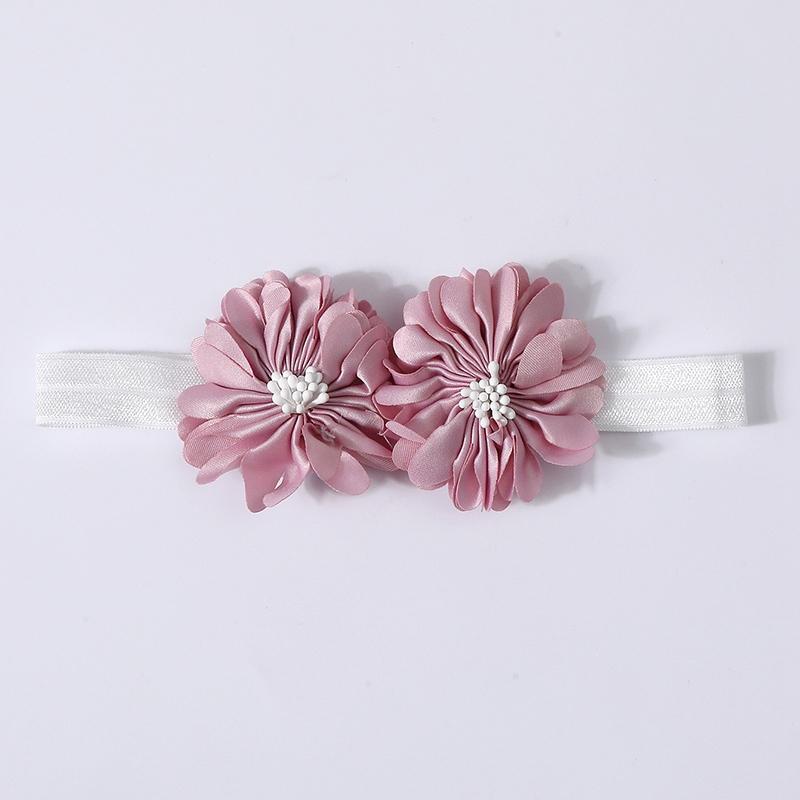 

Повязка на голову с цветком для малышек