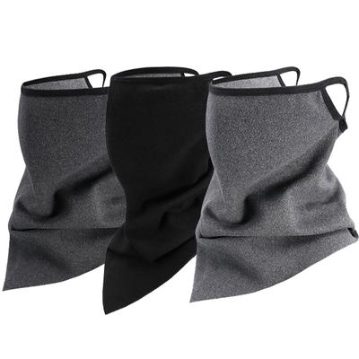 Outdoor Face Neck Warmer Windproof Cycling Mask Winter Warm Plus Fleece Ear Hanging Scarf