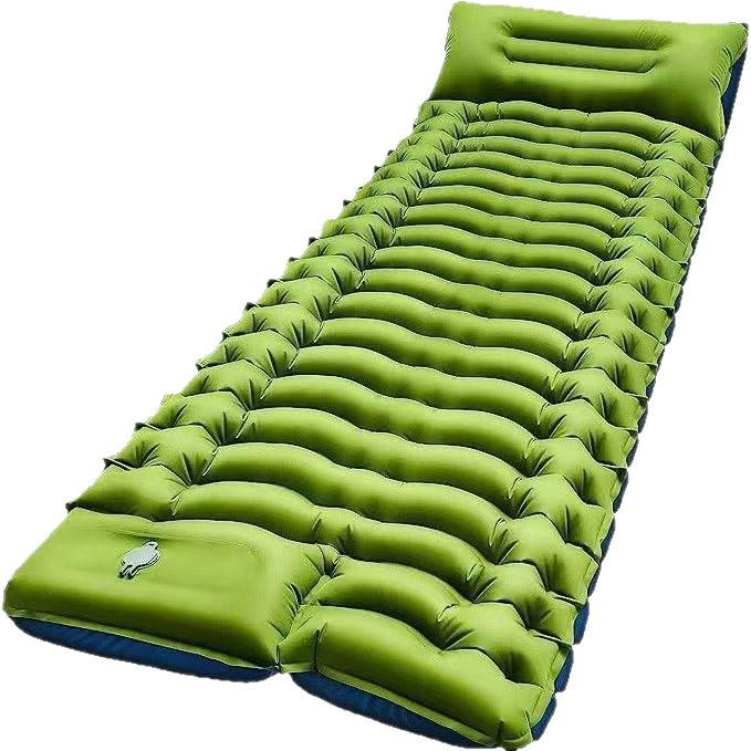 Portable TPU Inflatable Camping Pad - Lightweight, Single Person Mat for Hiking & Mountaineering
