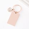 Mustard Seed Epoxy Stainless Steel Keychain with UV Laser Color Printing