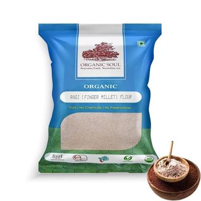 Bio Ragi mouka | Mouka z prstového prosa 900g /Nachni Satva/Certifikováno jako bio/Certifikováno NPOP