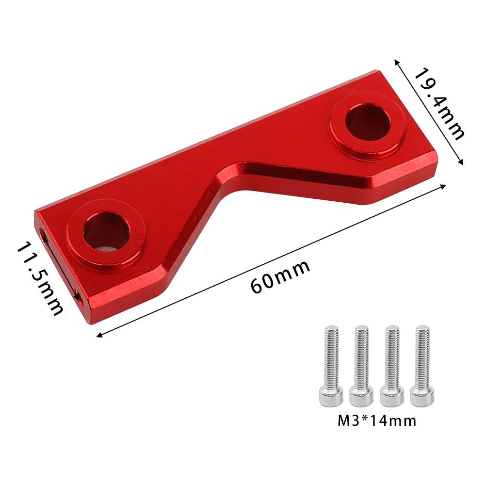 1PC Aluminum Alloy Front/Rear Frame Mount For LOSI 1/8 LMT Solid Axle Monster Truck Replacement Metal Upgraded Parts