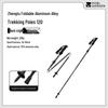 MOBIGARDEN Folding Aluminum Trekking Pole