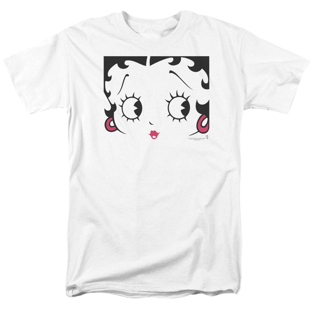 Betty Boop - Close Up -  Unisex Short Sleeve Children's T-shirt - White
