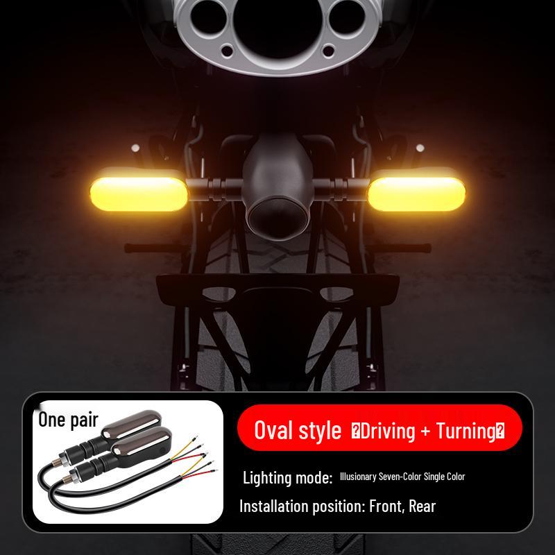 LED Motorcycle Turn Signal & Taillight: Bright, Strong Light for Electric and Battery Vehicles