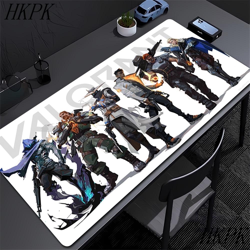 Valorant Muispad Gaming 90x40 Computer HD Custom Nieuwe Muispad Met Vergrendelde Rand Muismat Natuurlijk Rubber Antislip Zacht Tafelmat