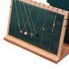 Large Bamboo Wood Necklace Display Stand for Jewelry and Pendants