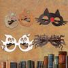 Lot de 2 Lunettes de Décoration d'Halloween Lunettes Créatives Fantôme Citrouille Araignée Lunettes de Décoration pour Ambiance