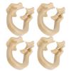 4pcs Resin Dental Dam Clamps Barrier Clip Dental Materials Tool Accessory for DentistL
