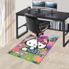 1pc Sanrio Hello Kitty Printed Office Carpet Rectangle Rug Under The Table,Perfect Room Decor for Living Room, Bedroom, Kitchen, Non-slip Floor Mat, G