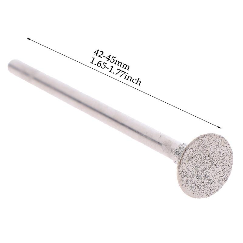 12Pcs 2.3 Shank Diamond Grinding Burr Needle Point Engraving Carving Polishing Glass Jade Stone Drill Bit Rotary Tool Set.