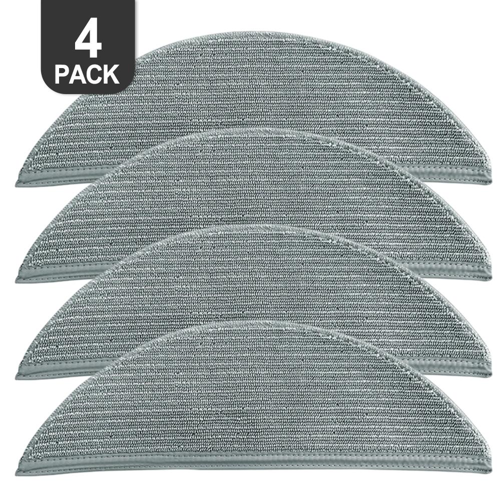 High Performance Mop Cloths for Lydsto R5/R5D Robot Vacuums Available In Convenient Packs of Either 4 or 10 Pieces