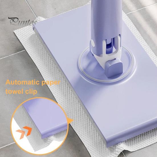 Face Towel Small Mop 360 Degree Rotating Microfiber Head Lazy No-wash Mop Easy Assembly Hair Removal Clip Small Mop