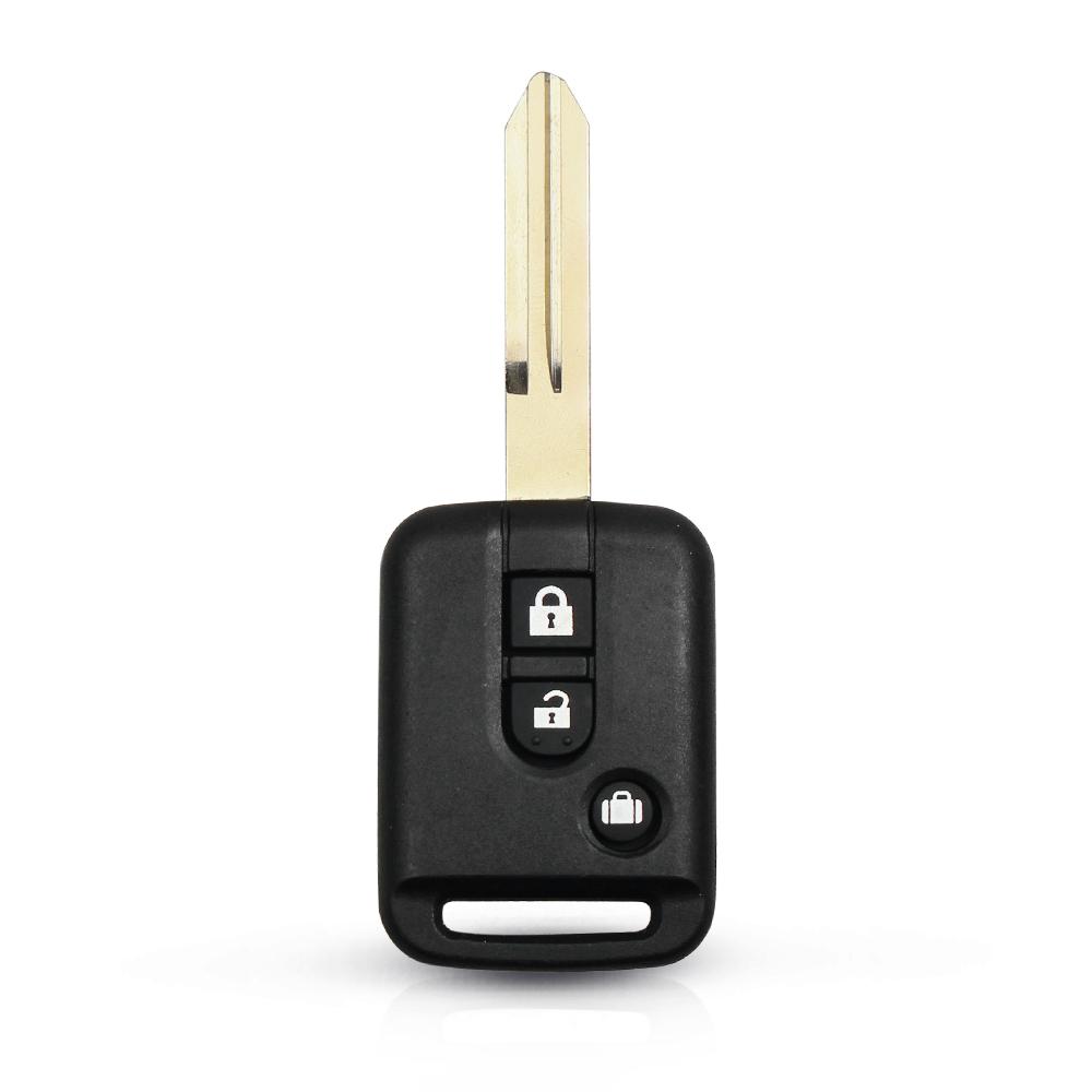 KEYYOU Modified 2/3 Buttons Replacement Car Key Shell For Nissan Qashqai Navara Micra NV200 Patrol Y61 2002-2016 Fob Key Case