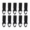 10Pcs Enlarged Mouth Climbing Carabiner Buckle Nylon Backpack Key Hook  For Outdoor Bag