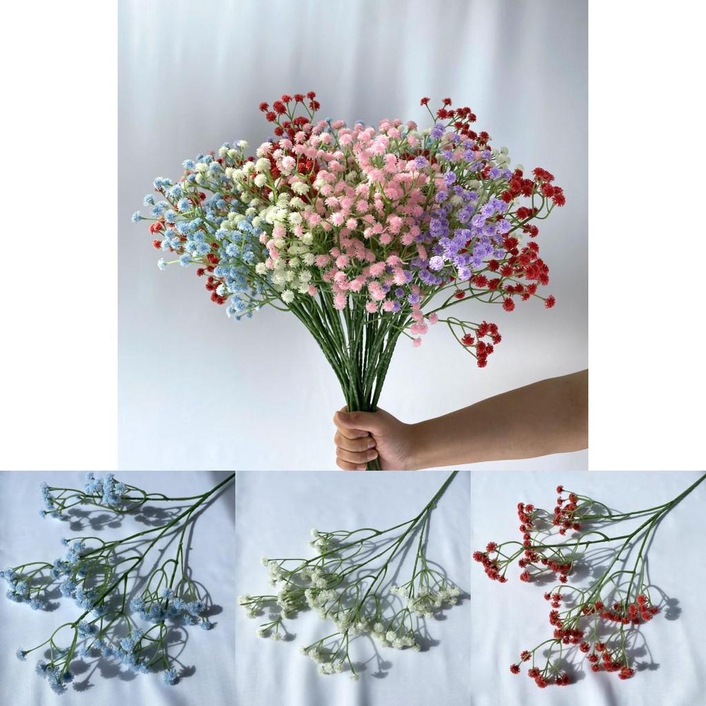 Künstlicher Schleierkrautstrauß Plastikblume für Heimdeko Foto-Requisite