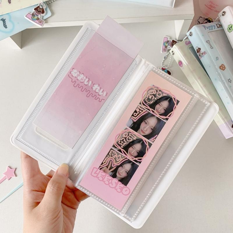 Mini Photo Album Small Kpop Photocard Binder Album,Kpop Photocard Holder Book,Photocard Cards Holder for Women Girls
