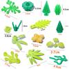 Plants Accessories MOC City Pine Tree Branch Bush Grass Flower Building Bricks 3741 4727 4728 6148 6255 30093 30176 33291