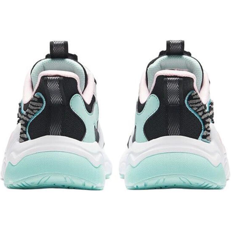 Anta Kids Cloud Escape Fabric Comfortable Trendy Sports Non-Slip Wear-Resistant Low-Top Casual Shoes Kids Casual Shoes Black White Green 322348802-3