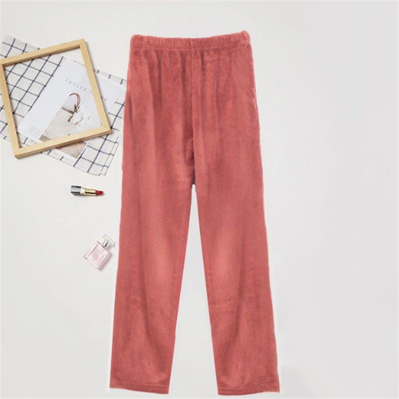 

Женские спальные брюки из кораллового флиса - Теплые, свободные и удобные для осени/зимы One Size [40-70 kg]