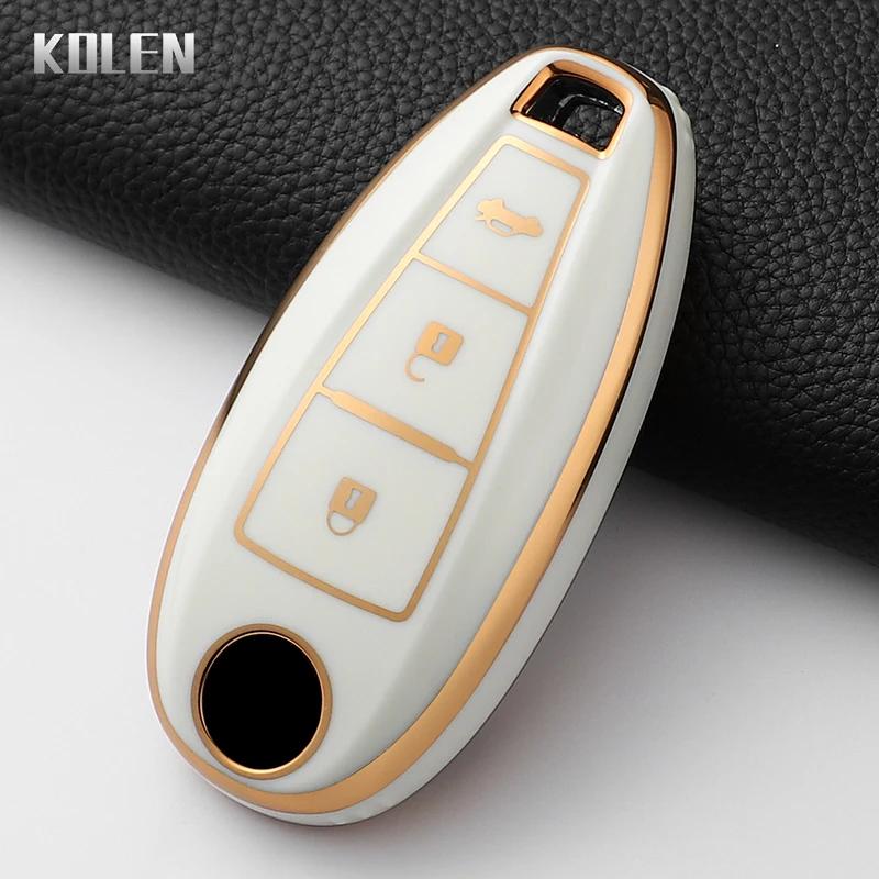 Fashion Tpu Car Key Case Cover For Suzuki Vitara Swift Ignis Kizashi Sx4 Baleno Ertiga Samurai S-Cross Protected Keychain Shell