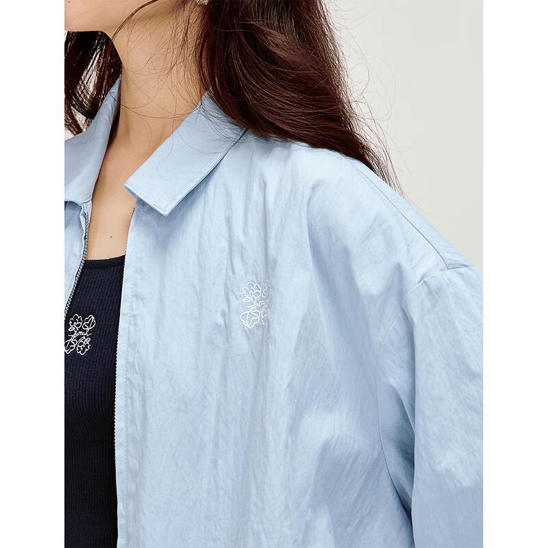 

INMAN Women s Floral Embroidered Long Sleeve Jacket XL