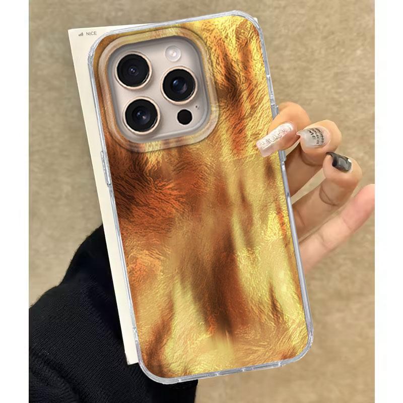 Case For IPhone 16 15 13 Plus Pro Max 7 14 Pro Max 5G Phone Cover Advanced Retro Texture Gradient Fashion For IPhone 16e TPU Bag