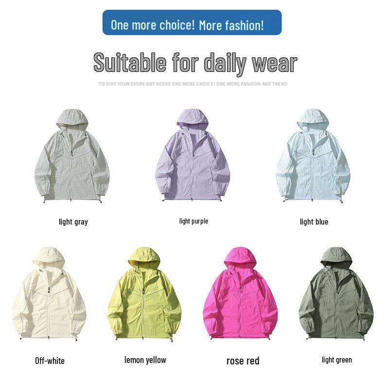 Nylon Ice Silk Outdoor Summer Sports Wear for Men and Women