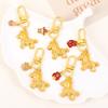 1Pcs Mobile Phone Pendant Golden Horse Keychain 2026  Year'S Zodiac Horse Bag Decoration Gift For Girlfriend
