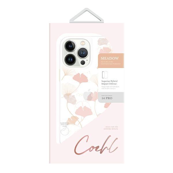 Etui do iPhone 14 Pro UNIQ Coehl Meadow Różowe