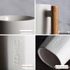 TOMIC TCL1329 Ceramic Mug with Wooden Handle