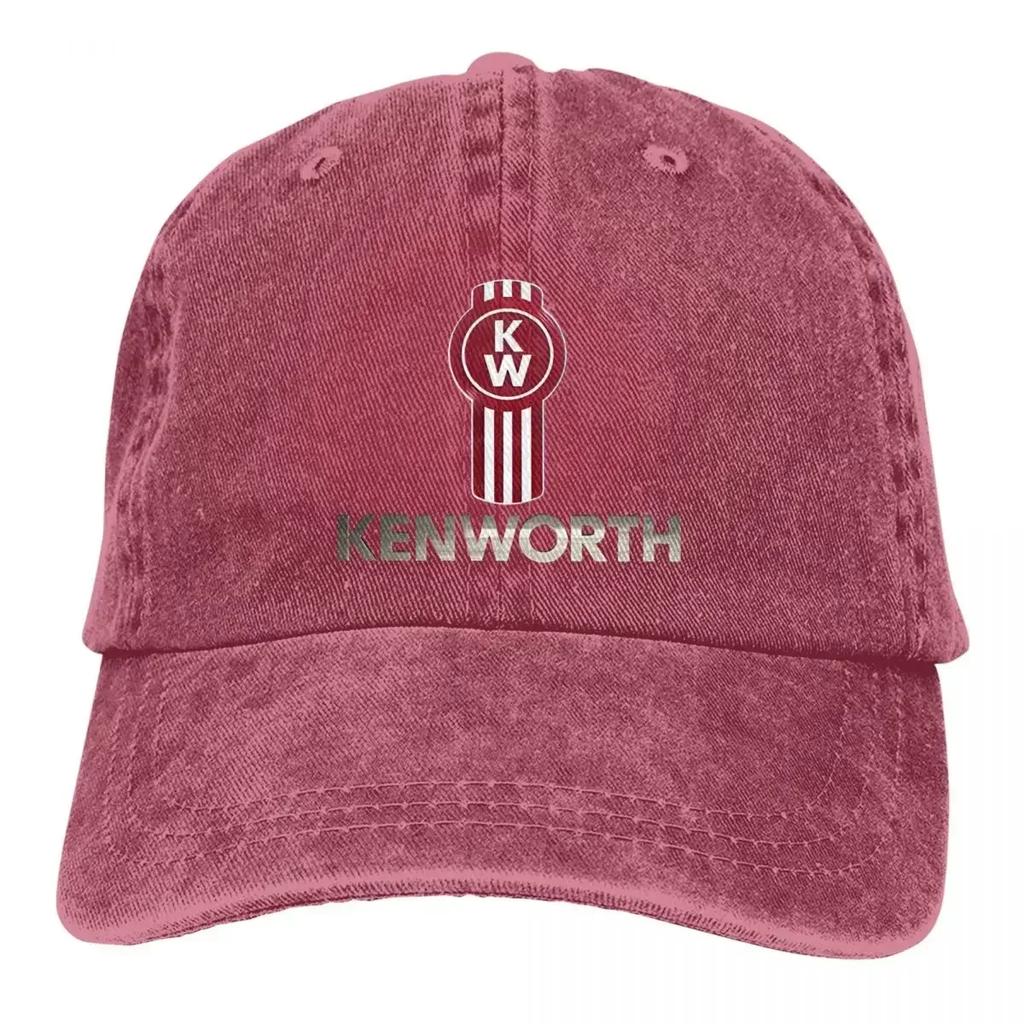 Washed Unisexs Baseball Cap Simple Truck Trucker Snapback Caps Dad Hat Kenworth Golf Hats