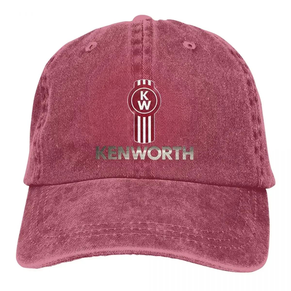 

Washed Unisexs Baseball Cap Simple Truck Trucker Snapback Caps Dad Hat Kenworth Golf Hats One Size