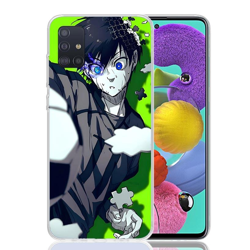 Blue Lock Isagi Yoichi Phone Case For Samsung Galaxy A52 A32 A22 A12 A02S A50S A30S A51 A31 AA71 Note 20 Ultra 10 S10 Plus Galax